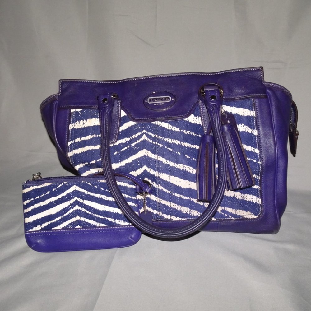 Coach Zebra Bag